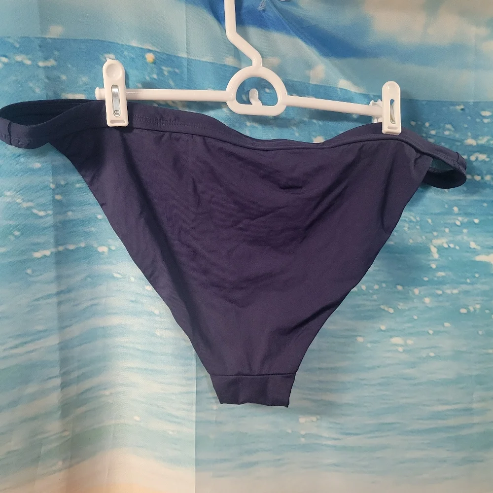 Andie NWT The Banded Cheeky Bottom Navy‎ Blue Size XXXL